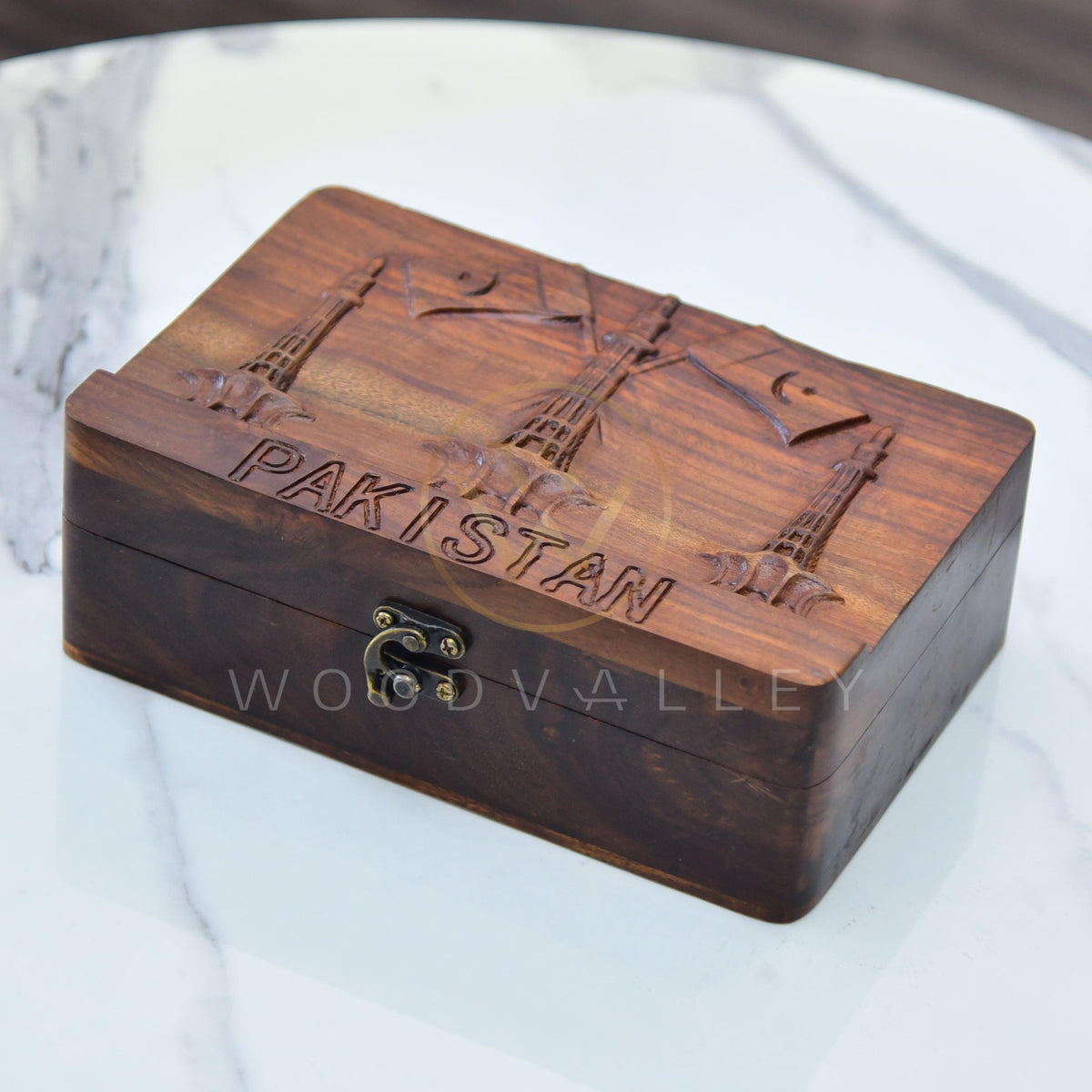 Wooden Minar e pakistan Box