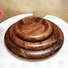 Wooden Plate Set