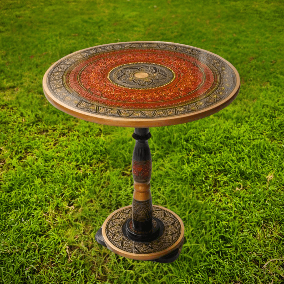 Round Naksheen Art Coffee Table