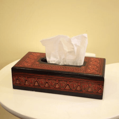 Tissue Box Red