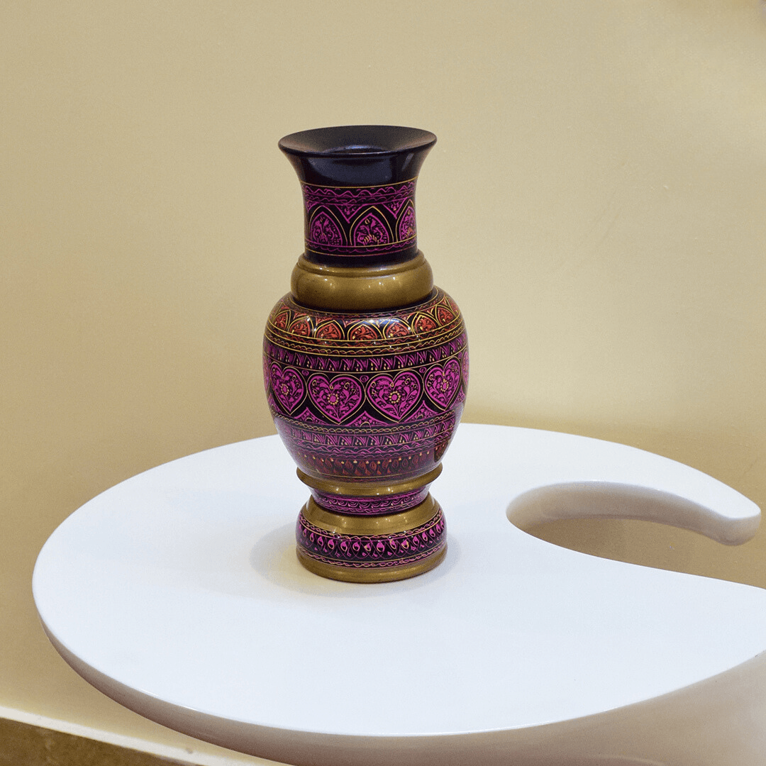 Wooden Flower Vase